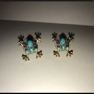 Colorful Frog Earrings - Betsy Johnson